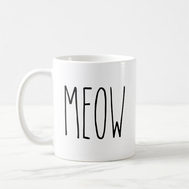 RAE DUNN inspirou a caneca do Meow (Esquerda)