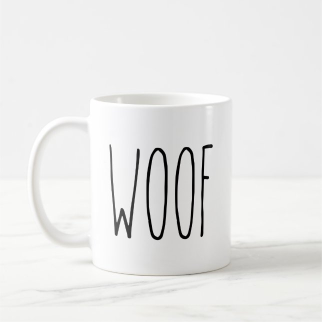 RAE DUNN inspirou a caneca do WOOF (Esquerda)
