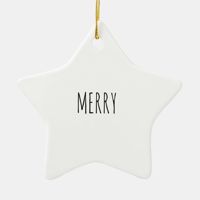 Rae Dunn inspirou o ornamento (Frente)