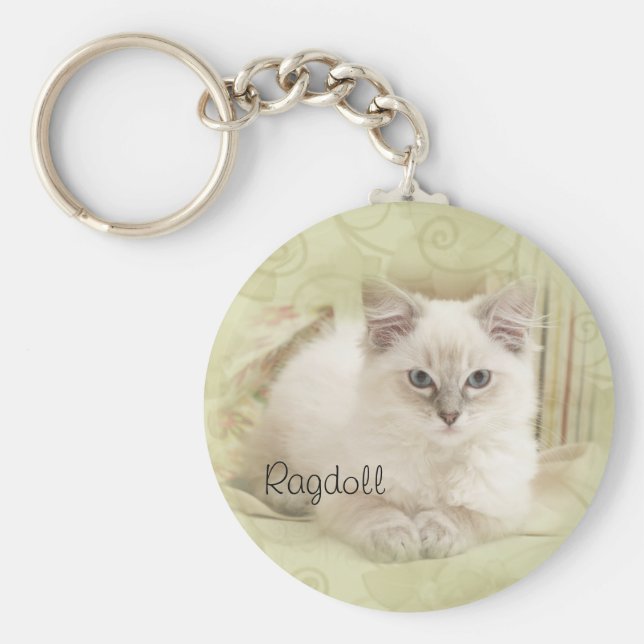 Ragdoll chaveiro verde (Frente)