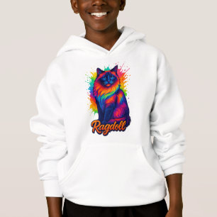 Ragdoll de Pop de Arte Vibrante - Rua Neon Colorid