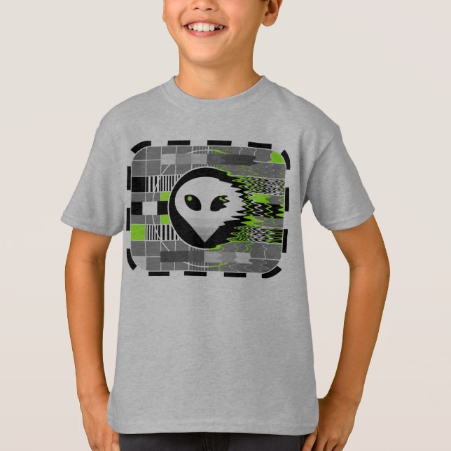 Raglan de manga de camiseta de TV de alienígena 3/ (Frente)