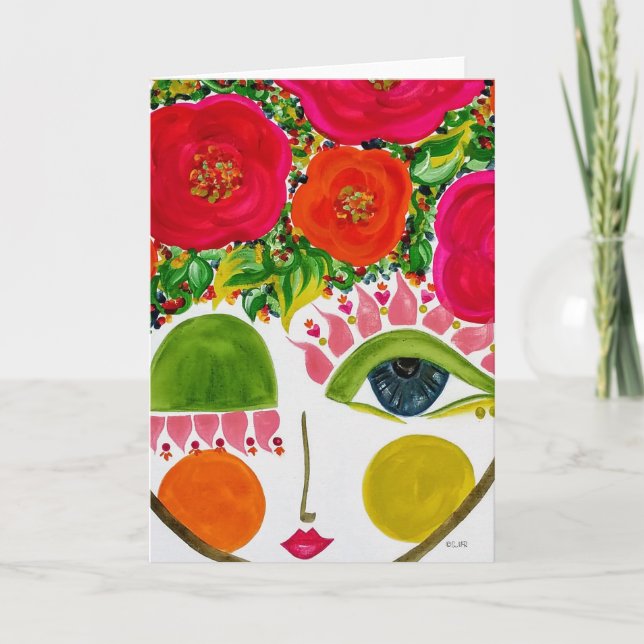 Raia de Jardim Gypsy Rosie - Cartão de Nota (Frente)