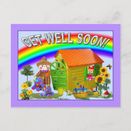 RAIBOW "Vai Bem Em Breve!" Cartão Postal