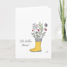 Rainboot Oh Olá Cartão