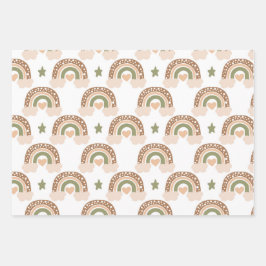 Rainbow and Love Heart Pattern