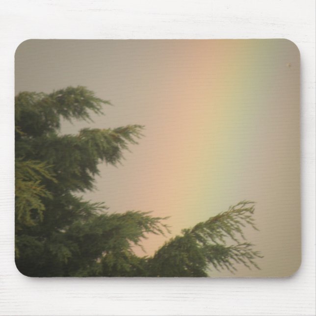 Rainbow and Trees Mousepad (Frente)