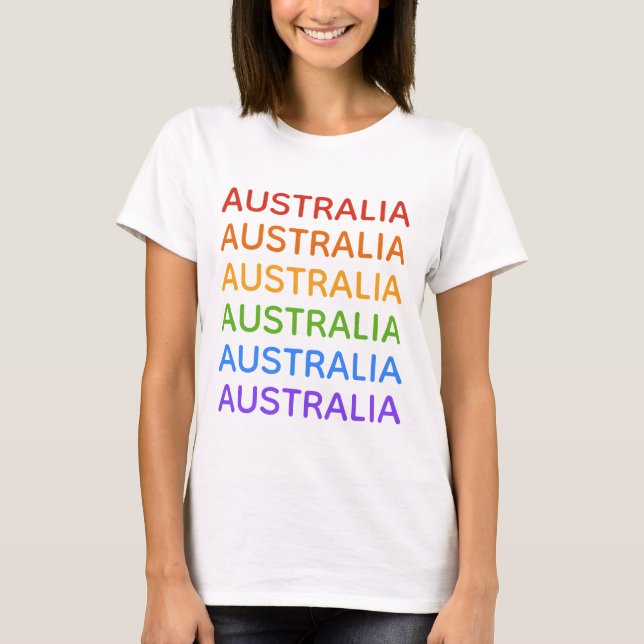Rainbow Austrália camisas e jaquetas (Frente)
