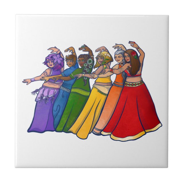 Rainbow Belly Dancer Art Belly Dance Troupe (Frente)