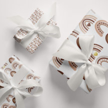 Rainbow Blush Pink Beige Boho