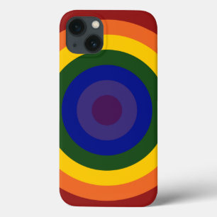 Rainbow Bullseye Pattern