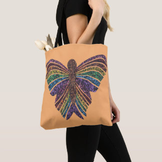 Rainbow Butterfly (orange) - Tote