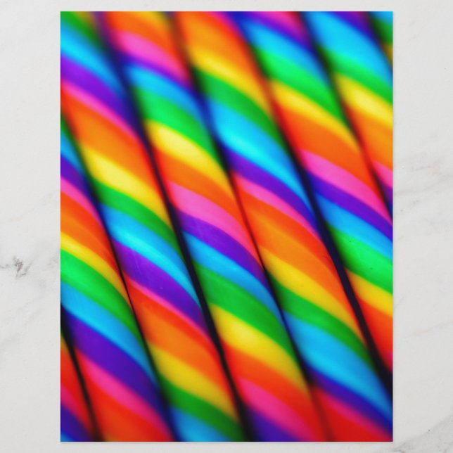 Rainbow Candy Cane (Frente)