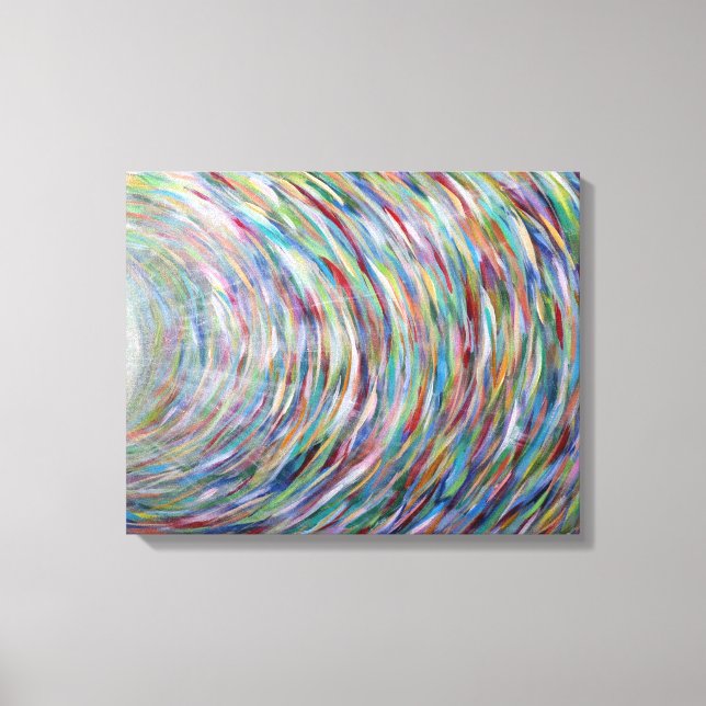 Rainbow Canvas Impressão da Pintura Original (Frente)