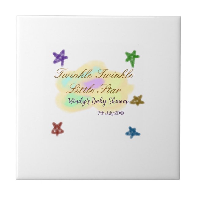 Rainbow clouds twinkle Twinkle Little Star baby (Frente)
