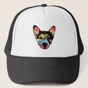 Rainbow Dog, hat, boné