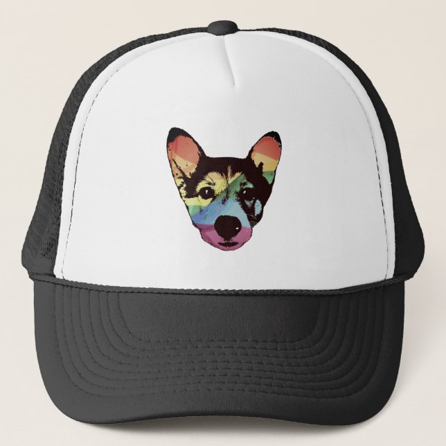 Rainbow Dog, hat, boné (Frente)