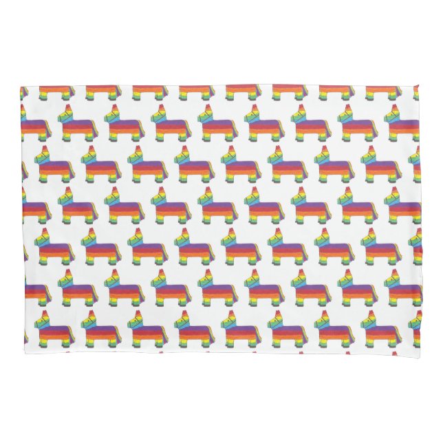 Rainbow Donkey Piñata Cinco De Mayo Party Animal (Frente)