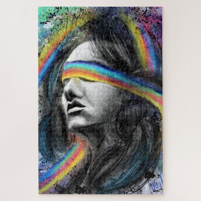 Rainbow Dream Jigsee Quebra-cabeça - Pintura (Vertical)