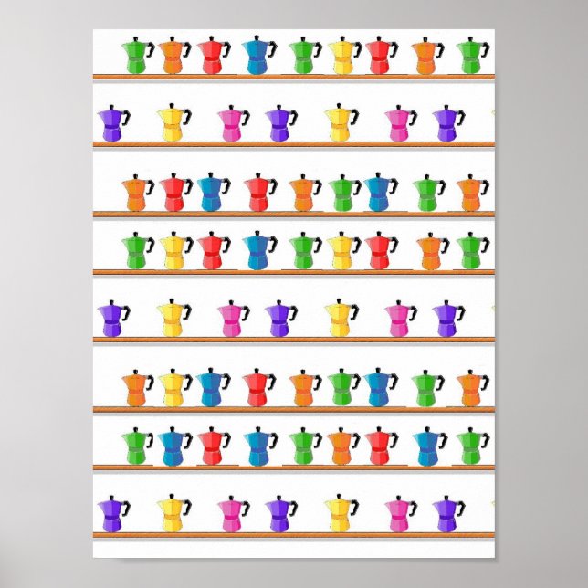 Rainbow Espresso Poster (Frente)