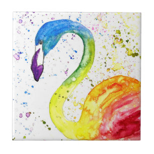 Rainbow flamingo d'água - cor rústica Cozinha