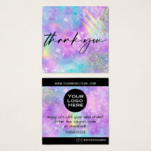 Rainbow Galaxy Obrigado Desconto do Cliente Inseri