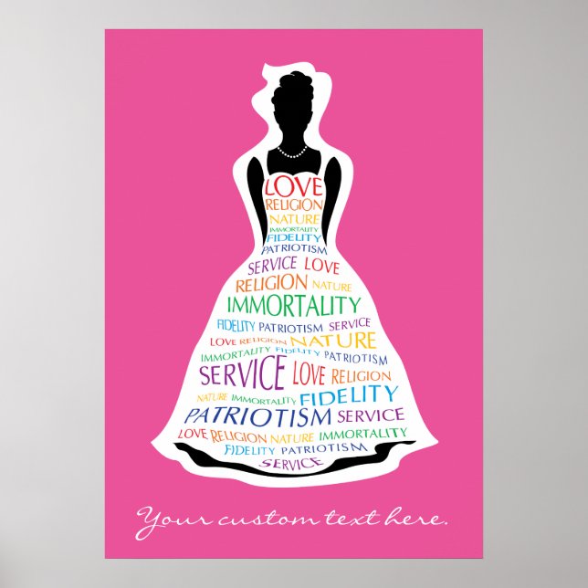 Rainbow Girls Assembly, Masonic Custom Poster Art (Frente)