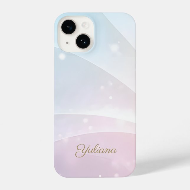 Rainbow Gradient Invitation | Elegant Pastel Spark (Verso)