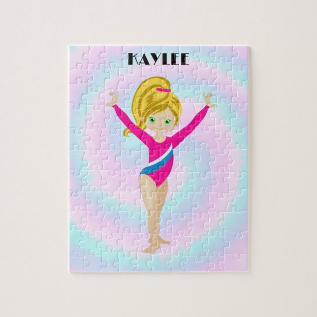 RAINBOW GYMNASTICS GYMNAST QUEBRA-CABEÇA Personali (Vertical)