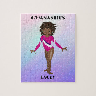 RAINBOW GYMNASTICS GYMNAST QUEBRA-CABEÇA Personali