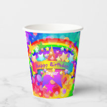 Rainbow Happy Birthday Cup HAMby WG