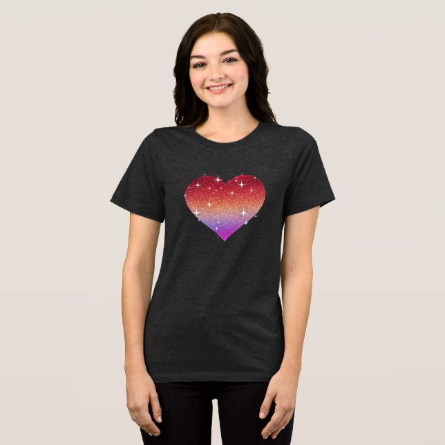 Rainbow Heart Tshirt (Frente Completa)