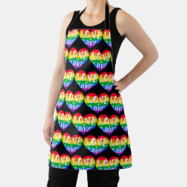Rainbow Hearts Love Is Love Pride