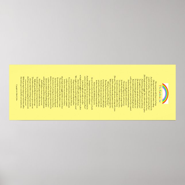 Rainbow Jar POSTER (Frente)