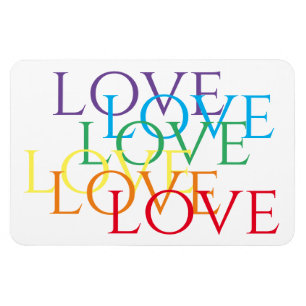 RAINBOW LOVE 4x6, ímã flexível