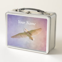 Rainbow Owl Lunchbox - Adicione seu nome