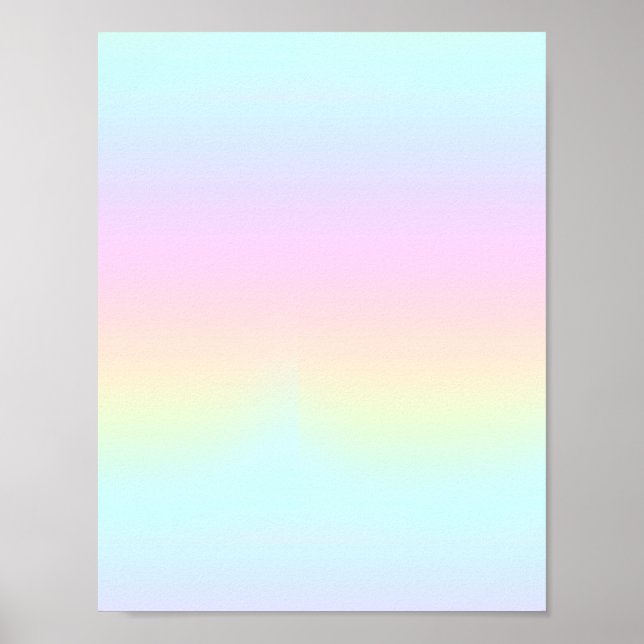 Rainbow Pattern Instant Download Poster (Frente)