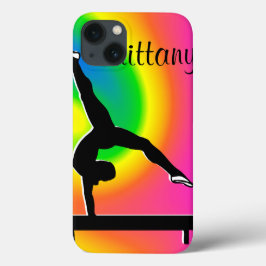 RAINBOW PERSONALIZED GYMNASTICS IPAD MINI CASE