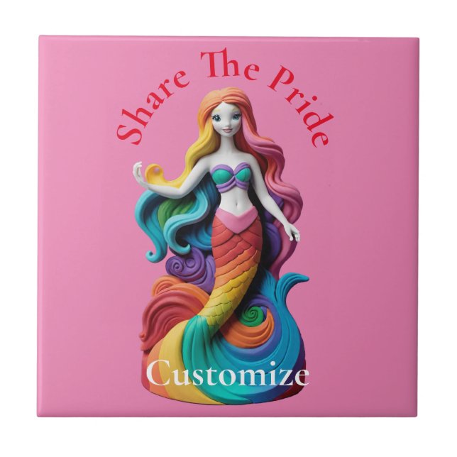 Rainbow Pride Mermaid Thunder_Cove (Frente)