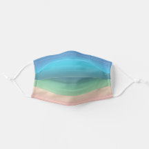 Rainbow Seashore Beach em faixas de gradiente