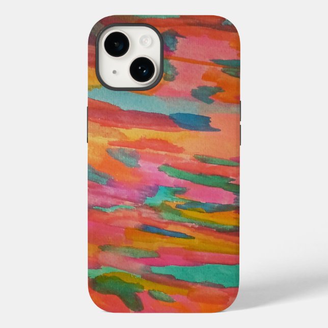 Rainbow Sherbet Abstrato Impressão (Verso)