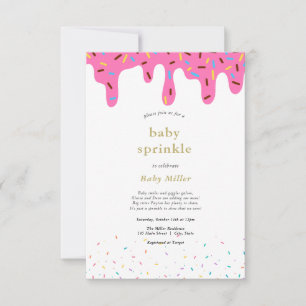 Rainbow Sprinkles Baby Sprinkle Convite