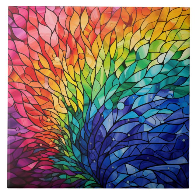 Rainbow Stained Glass  (Frente)