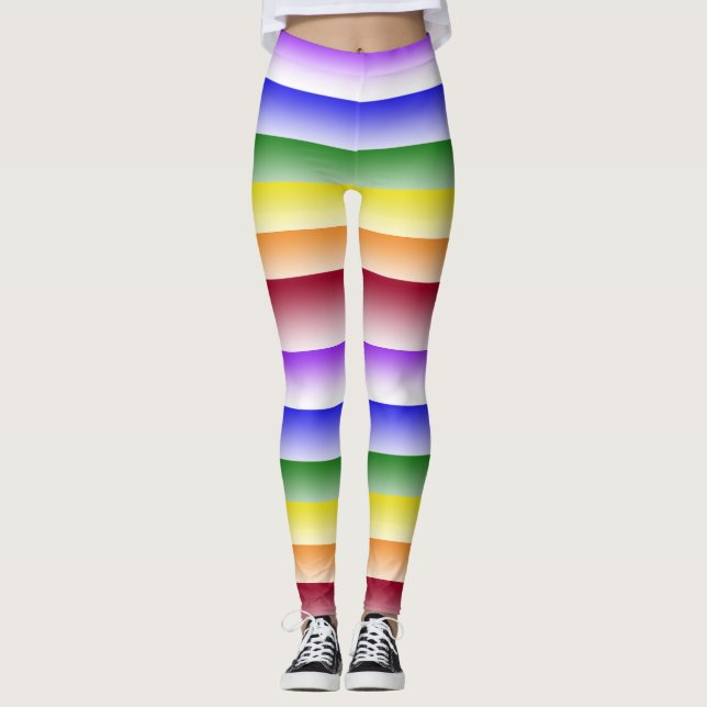 Rainbow Stripe Leggings (Frente)