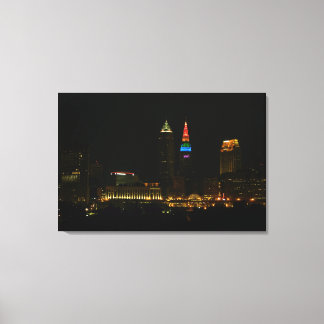 Rainbow Tower, Cleveland Ohio Canvas Print
