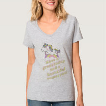 Rainbow Unicorn Linda Camiseta Amanhã