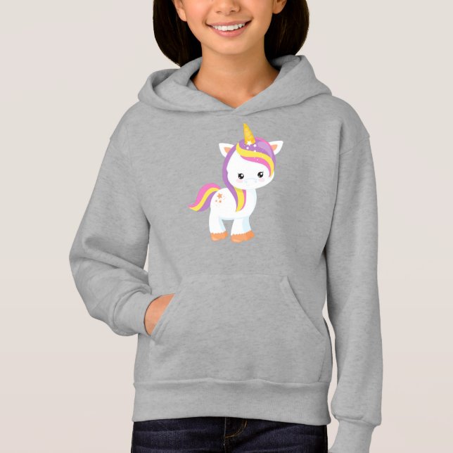 Rainbow Unicorn, Magic Unicorn, Cute Unicorn, Star (Frente)