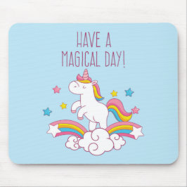 Rainbow Unicorn Mousepad Magical Day