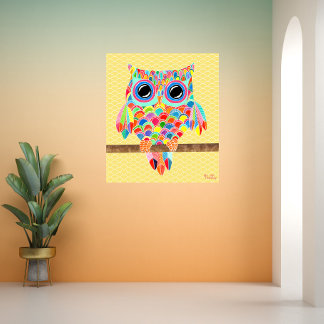 Rainbow Wall Art Girls Room Poster