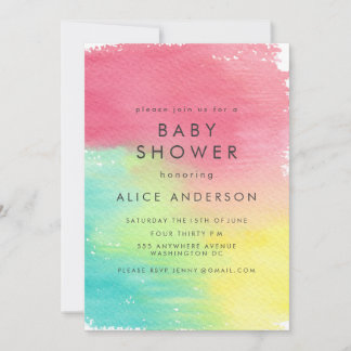 Rainbow Watercolor cartões imprimíveis